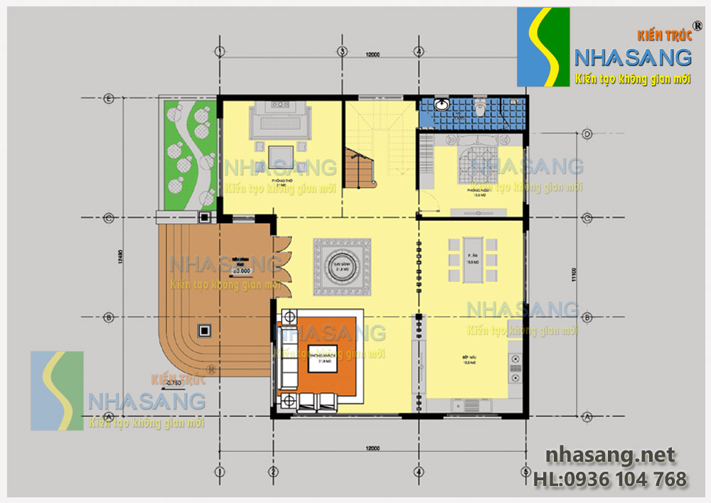mẫu thiết kế nhà phố đẹp 2-3 tầng
